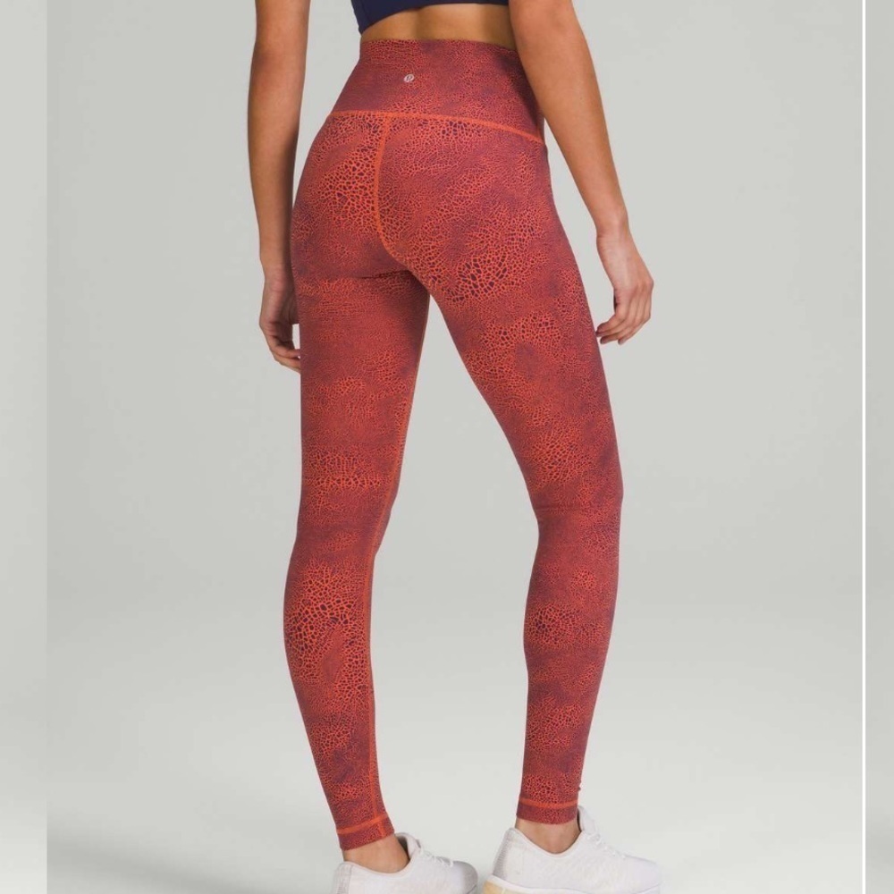 lululemon Wunder Train High-Rise Tight 25” Cracle Glaze‎ NWT
